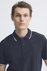 Polo M/C Blend Maille Piquée Navy