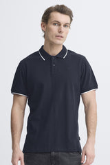 Polo M/C Blend Maille Piquée Navy