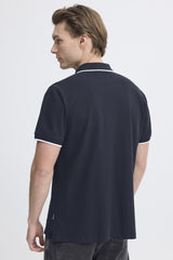 Polo M/C Blend Maille Piquée Navy