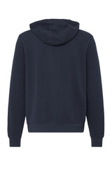 Sweat Blend à capuche Zippé  Maille Piquée Navy