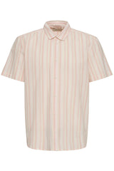 Chemise Blend M/C Rayé Rose