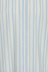 Chemise Blend M/C Rayé Bleu Ciel