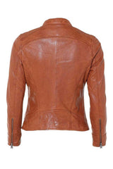 Blouson Cuir Isabela New Cognac