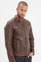 Blouson Cuir Daytona Gafino Bison