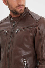 Blouson Cuir Daytona Gafino Bison