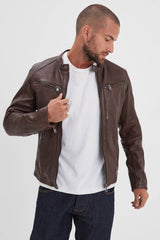 Blouson Cuir Daytona Gafino Bison