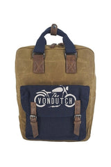 Sac Von Dutch Canvas huile/Denim Sable