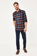 Chemise Paddock's M/L à Carreaux Brown