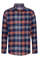 Chemise Paddock's M/L à Carreaux Brown