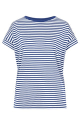 Tee-Shirt M/C Paddock's Rayé Navy/White