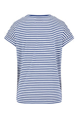 Tee-Shirt M/C Paddock's Rayé Navy/White