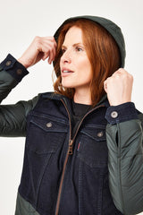 Manteau Bi Matière Paddock's Denim Dark Blue