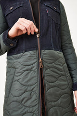 Manteau Bi Matière Paddock's Denim Dark Blue