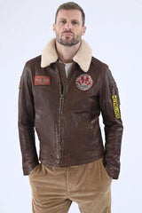 Blouson Aviateur Daytona Dark Cognac
