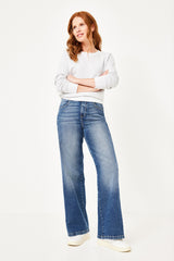 Jeans Femme Paddock's Marlène Mid Ble Stone