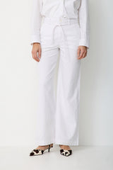 Pantalon Paddock's Marlène en Lin White