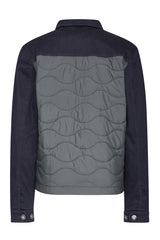 Blouson Bi-Matière Paddock's Denim Dark Blue