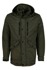 Parka à capuche Repoint Korwin olive