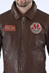 Blouson Aviateur Daytona Dark Cognac