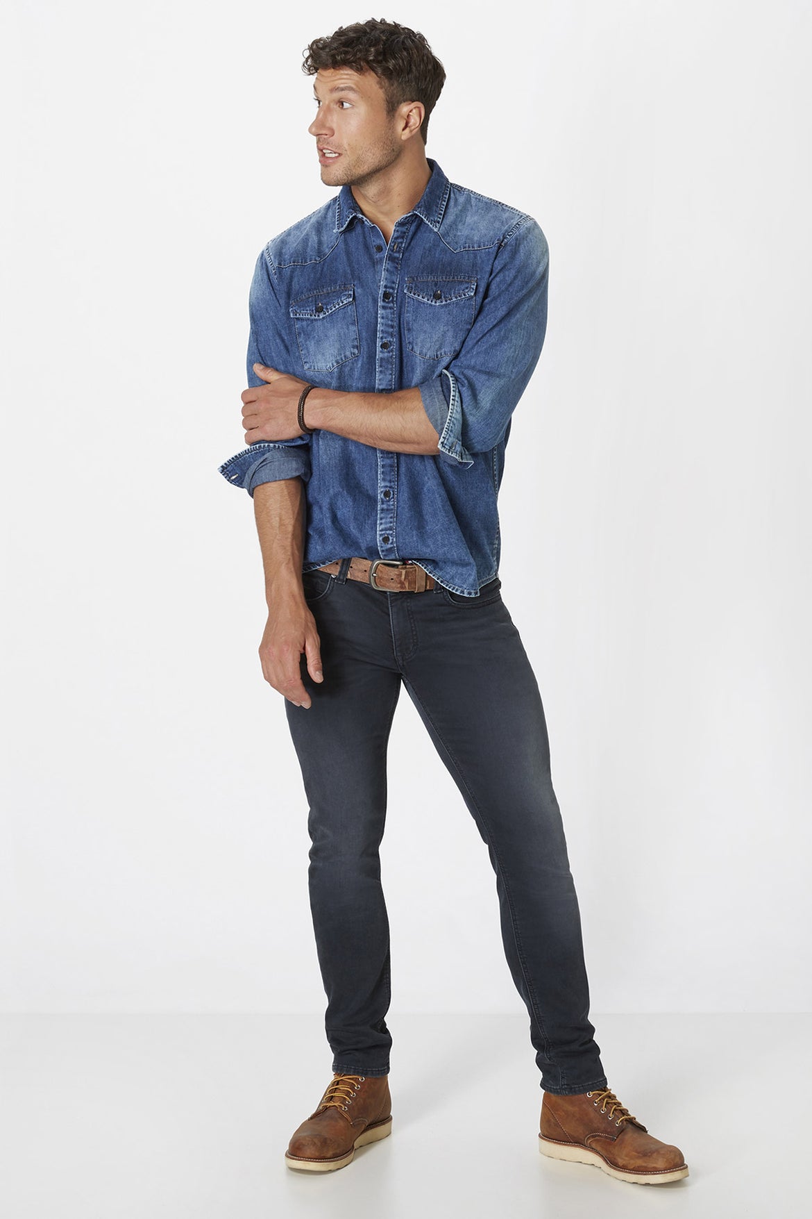 Jean Pour Homme Taille 36 US / 46 FR - Marque True Rise, Coupé Regular, Bleu Classique