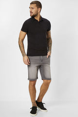 Short Repoint Denim Mid Grey