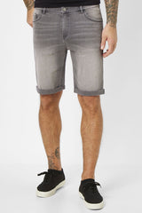 Short Repoint Denim Mid Grey