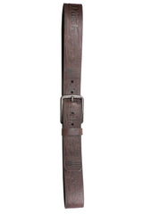 Ceinture Cuir Von Dutch Marron Acide