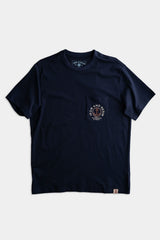 Tee-Shirt M/C Iron And Resin Buffalo Navy