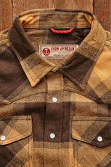 Chemise Iron & Resin à Carreaux Brown.