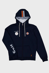 Sweat Zippé à Capuche Gulf Navy