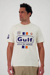 Tee-Shirt M/C Gulf Bold Classics Écru