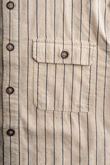 Chemise en Lin M/C Iron And Resin Naturel
