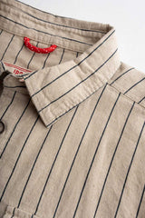 Chemise en Lin M/C Iron And Resin Naturel