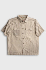 Chemise en Lin M/C Iron And Resin Naturel