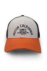 Casquette KOME'S ROAD California  Orange Dark