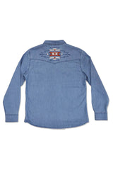 Chemise en Jean's Iron And Resin Bleach