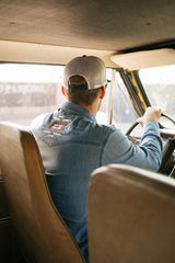 Chemise en Jean's Iron And Resin Bleach