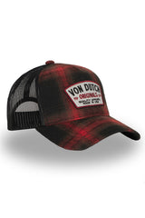 Casquette Von Dutch Baseball Rouge & Noir