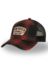 Casquette Von Dutch Baseball Rouge & Noir