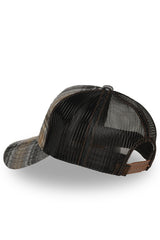Casquette Von Dutch Baseball Flanelle à Carreaux