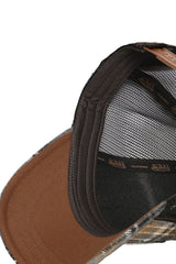 Casquette Von Dutch Baseball Flanelle à Carreaux