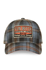 Casquette Von Dutch Baseball à Carreaux