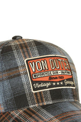 Casquette Von Dutch Baseball à Carreaux
