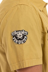 Chemise M/C Von dutch Derek Ocre