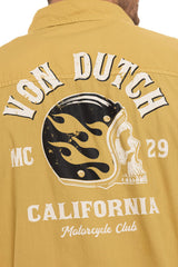 Chemise M/C Von dutch Derek Ocre
