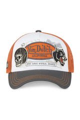 Casquette Von Dutch Trucker Orange Patches