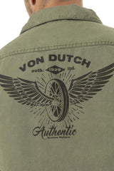 Surchemise Von Dutch en Sergé Kaki