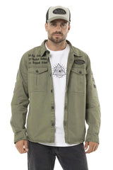 Surchemise Von Dutch en Sergé Kaki