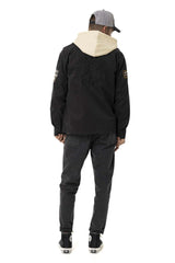 Surchemise à Capuche  Von dutch en Twill Noir