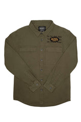 Surchemise Von Dutch Avec Broderie Kaki